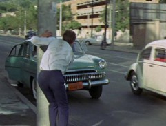 Street in front of the villa