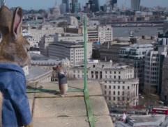 On a rooftop