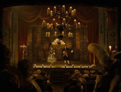 The Duke, the Duchess and Bess at the theatre