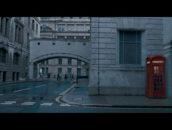 Harry and Mr. Weasley in the phone booth