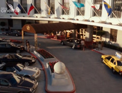 In front of the Stafford Hotel