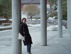 By the school
