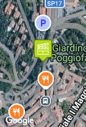Closed town gate